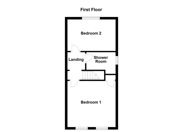 Floor Plan Image for 2 Bedroom End of Terrace House for Sale in Hilda Street, Ossett