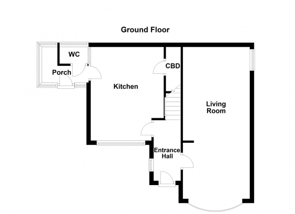 Floor Plan Image for 3 Bedroom Detached House for Sale in Priory Road, Ossett