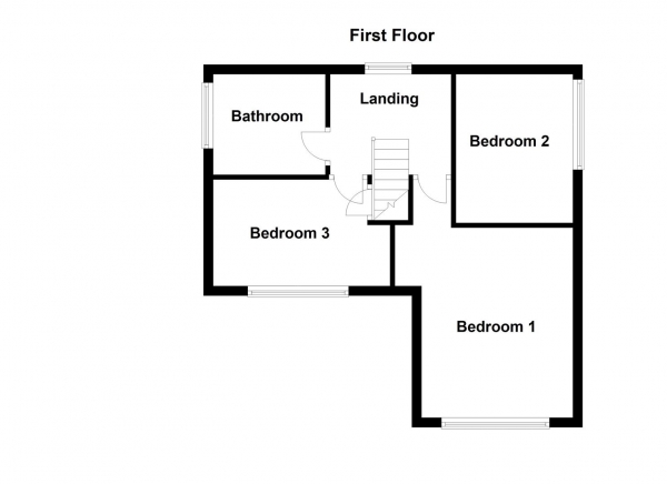 Floor Plan Image for 3 Bedroom Detached House for Sale in Priory Road, Ossett