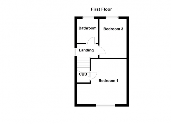 Floor Plan Image for 3 Bedroom Town House for Sale in Dimple Gardens, Ossett