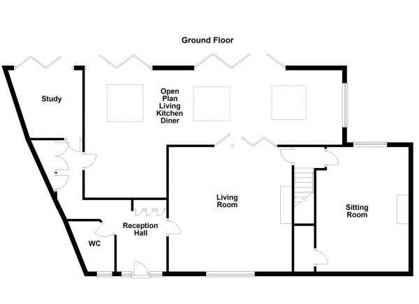 Floor Plan Image for 4 Bedroom Detached House for Sale in Horbury Road, Ossett