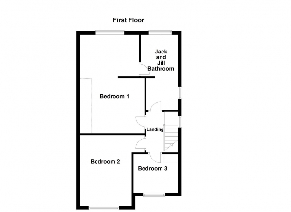 Floor Plan Image for 3 Bedroom Semi-Detached House for Sale in Frank Close, Thornhill, Dewsbury