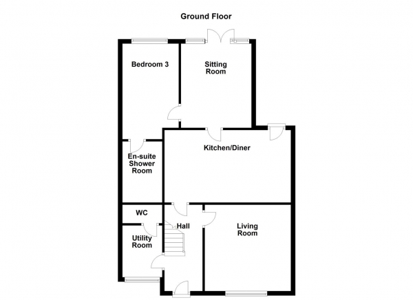 Floor Plan Image for 4 Bedroom Semi-Detached House for Sale in Sunnydale Park, Ossett