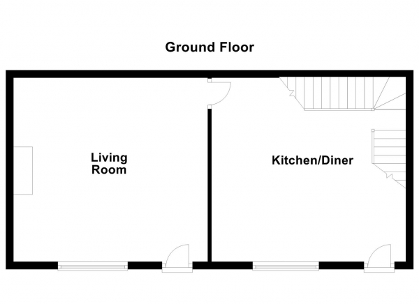 Floor Plan Image for 3 Bedroom Detached House for Sale in Queen Street, Ossett