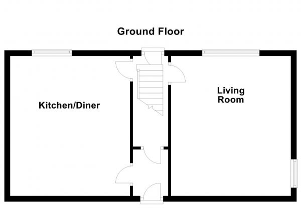 Floor Plan Image for 2 Bedroom Semi-Detached House for Sale in Sands Road, Earlsheaton, Dewsbury