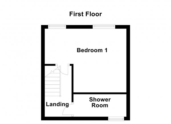 Floor Plan Image for 1 Bedroom Terraced House for Sale in Dale Street, Ossett