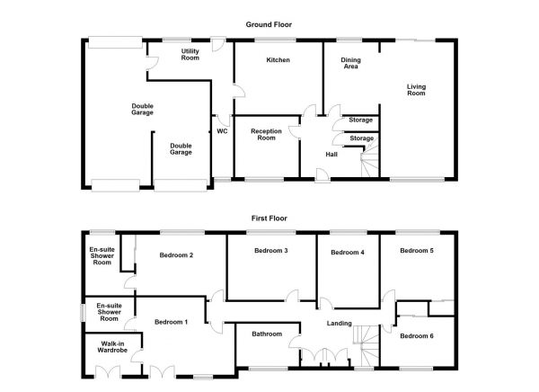 Floor Plan Image for 6 Bedroom Detached House for Sale in Fairfield Drive, Ossett