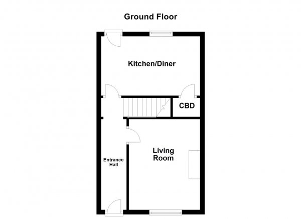 Floor Plan Image for 2 Bedroom Terraced House for Sale in Audrey Street, Ossett