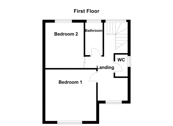 Floor Plan Image for 2 Bedroom Property for Sale in Athold Street, Ossett