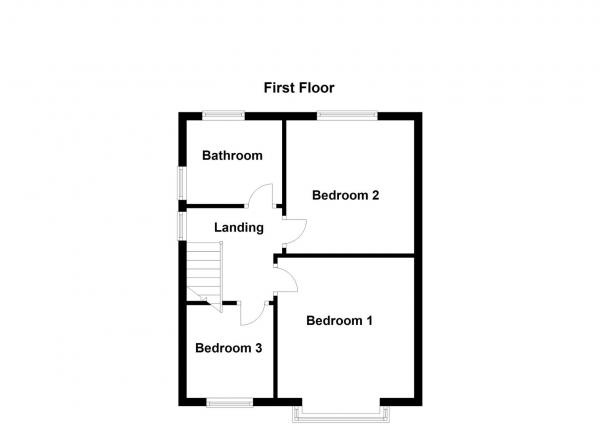 Floor Plan Image for 3 Bedroom Semi-Detached House for Sale in Spa Croft Road, Ossett