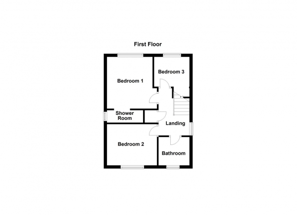 Floor Plan Image for 3 Bedroom Detached House for Sale in Mayfield Gardens, Ossett