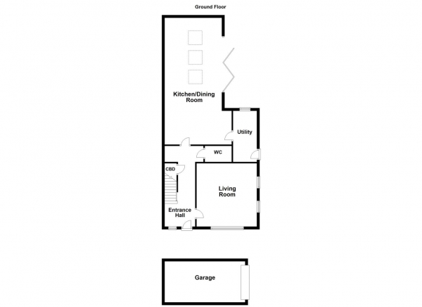 Floor Plan Image for 4 Bedroom Detached House for Sale in Commercial Road, Skelmanthorpe, Huddersfield