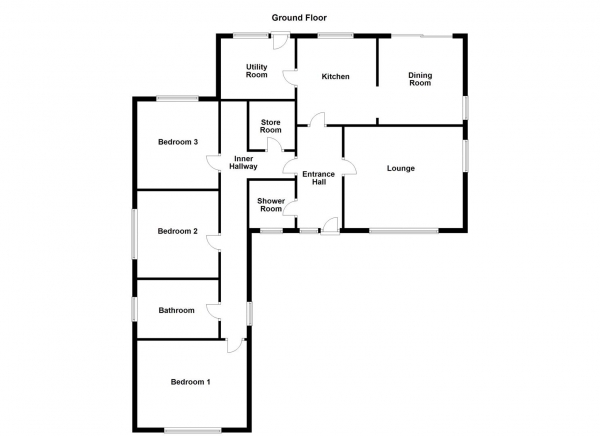 Floor Plan Image for 3 Bedroom Detached House for Sale in Kingsway, Ossett