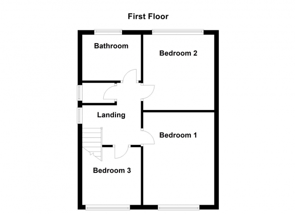 Floor Plan Image for 3 Bedroom Semi-Detached House for Sale in Fairfield Avenue, Ossett