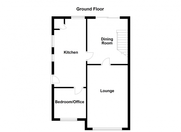 Floor Plan Image for 3 Bedroom Semi-Detached Bungalow for Sale in Barmby Close, Ossett