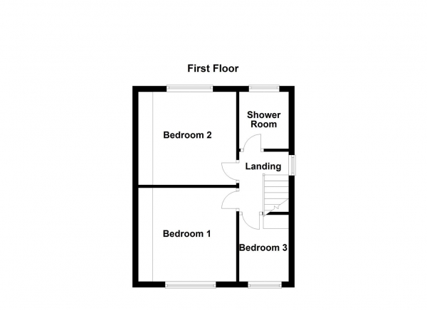 Floor Plan Image for 3 Bedroom Semi-Detached House for Sale in Heybeck Lane, Woodkirk, Dewsbury