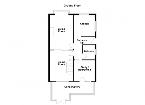 Floor Plan Image for 2 Bedroom Semi-Detached Bungalow for Sale in South Parade, Ossett