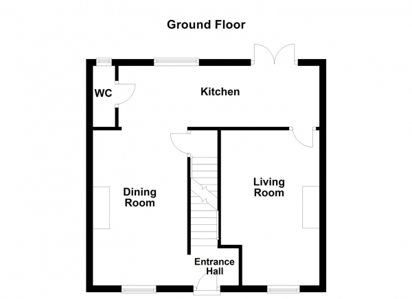 Floor Plan Image for 3 Bedroom Detached House for Sale in Wycliffe Street, Ossett