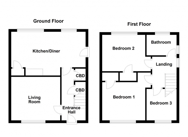 Floor Plan Image for 3 Bedroom Semi-Detached House for Sale in Sunnydale Road, Ossett