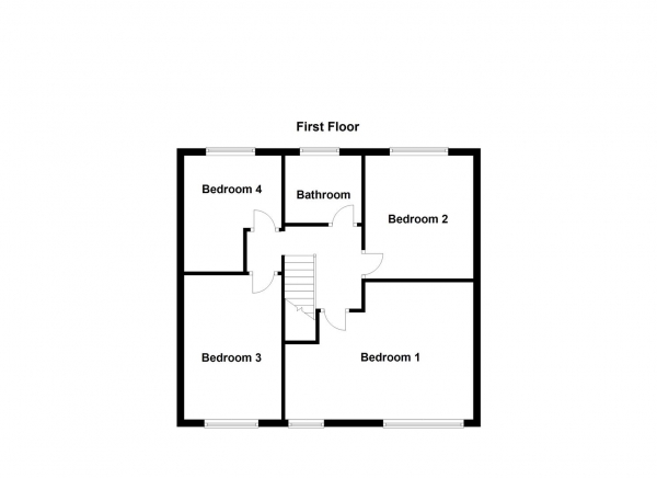 Floor Plan Image for 4 Bedroom Detached House for Sale in Wood Mount, Overton, Wakefield