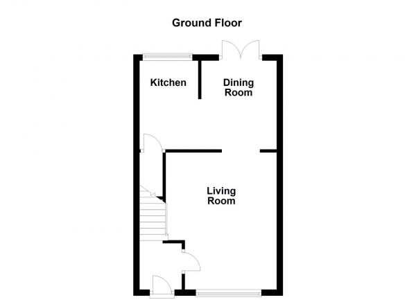 Floor Plan Image for 3 Bedroom Terraced House for Sale in Grove Street, Ossett