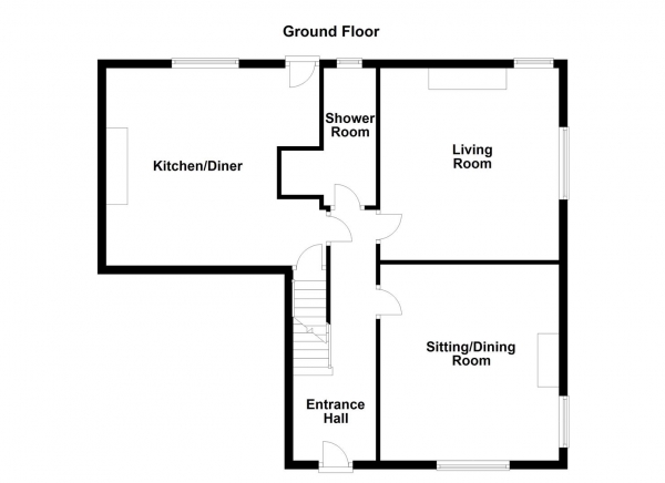 Floor Plan Image for 4 Bedroom Semi-Detached House for Sale in Boldgrove Street, Dewsbury