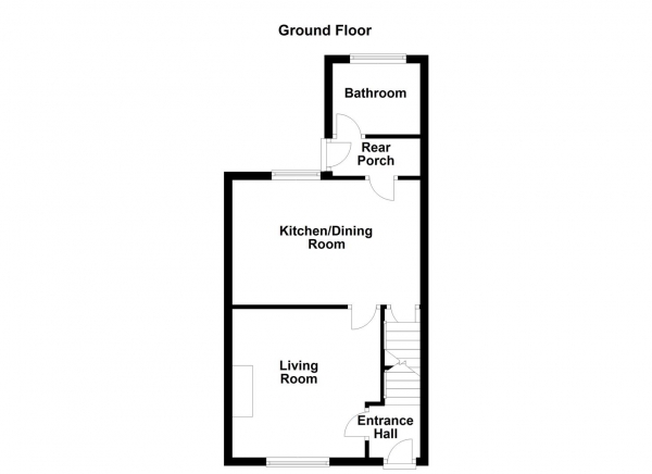 Floor Plan Image for 2 Bedroom Terraced House for Sale in Netherton Lane, Netherton, Wakefield