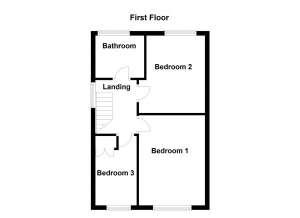 Floor Plan Image for 3 Bedroom Semi-Detached House for Sale in Whitley Spring Crescent, Ossett