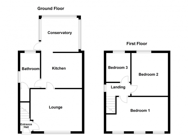 Floor Plan Image for 3 Bedroom Semi-Detached House for Sale in Highfield Road, Netherton, Wakefield