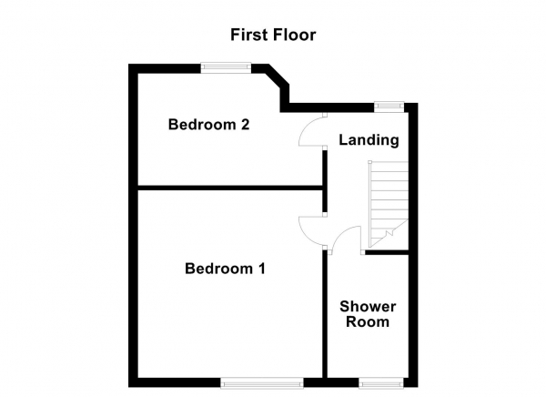 Floor Plan Image for 2 Bedroom End of Terrace House for Sale in Wycliffe Street, Ossett