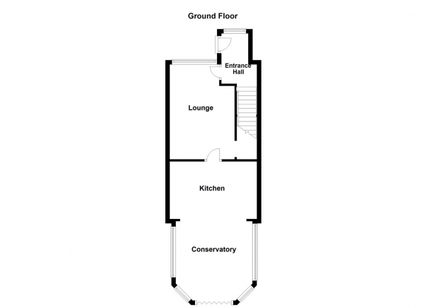 Floor Plan for 3 Bedroom Semi-Detached House for Sale in Heath Road, Dewsbury, WF12, 8QB -  &pound249,500