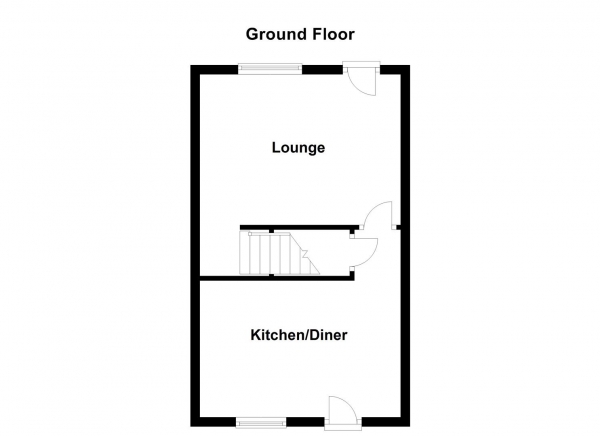 Floor Plan Image for 2 Bedroom Town House for Sale in Nettleton Chase,, Ossett