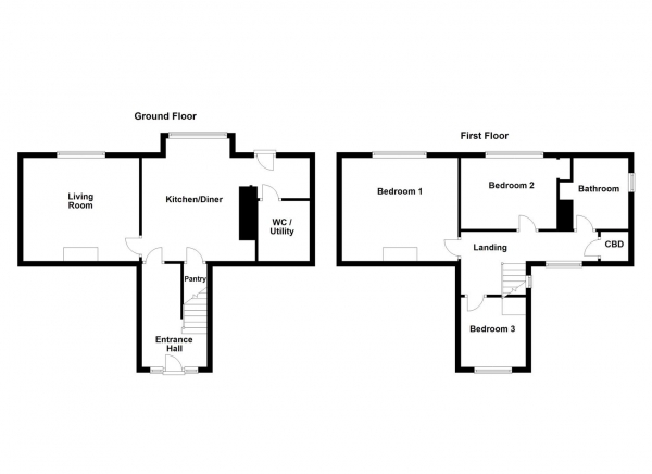 Floor Plan Image for 3 Bedroom Semi-Detached House for Sale in Kingsway, Ossett