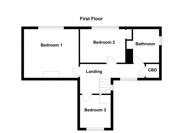 Floor Plan Image for 3 Bedroom Semi-Detached House for Sale in Kingsway, Ossett