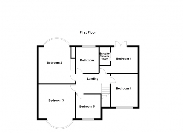 Floor Plan Image for 5 Bedroom Detached House for Sale in Valley Road, Thornhill, Dewsbury