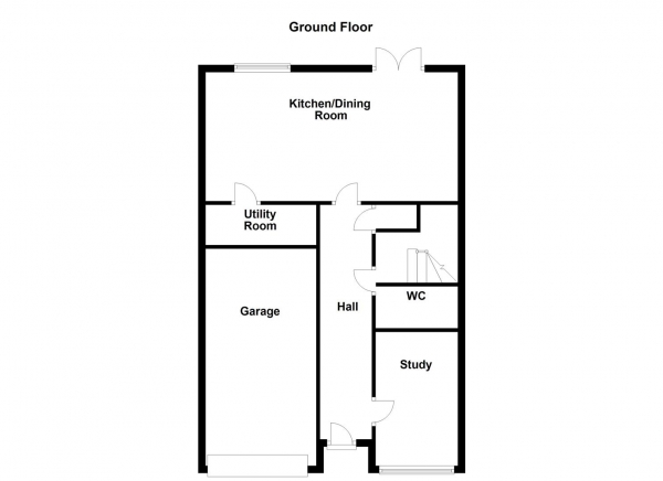 Floor Plan Image for 5 Bedroom Detached House for Sale in Stanton Close, Ossett