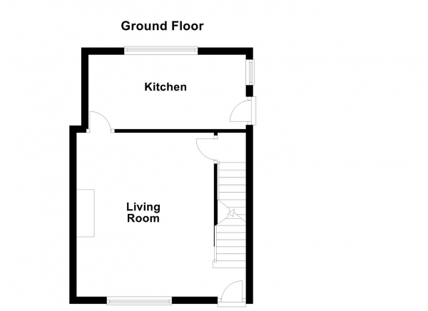 Floor Plan Image for 2 Bedroom End of Terrace House for Sale in High Street, Hanging Heaton, Batley