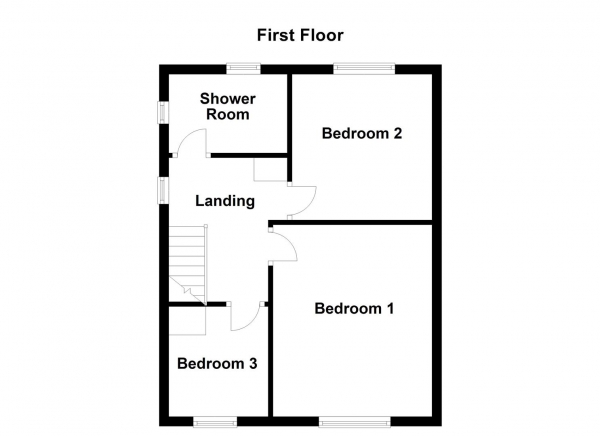 Floor Plan Image for 3 Bedroom Semi-Detached House for Sale in Green Park Avenue, Ossett