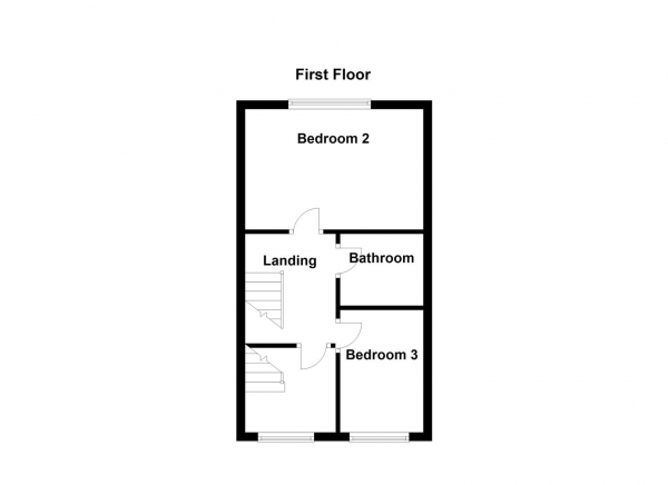 Floor Plan Image for 3 Bedroom Mews for Sale in Moorcroft, Ossett