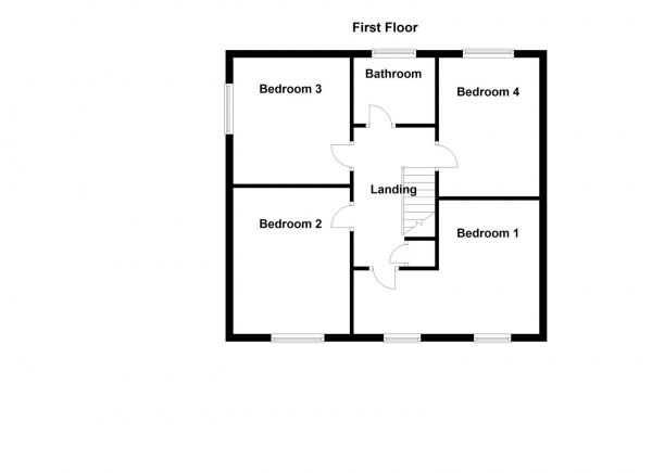 Floor Plan Image for 4 Bedroom Detached House for Sale in Wood Mount, Overton, Wakefield