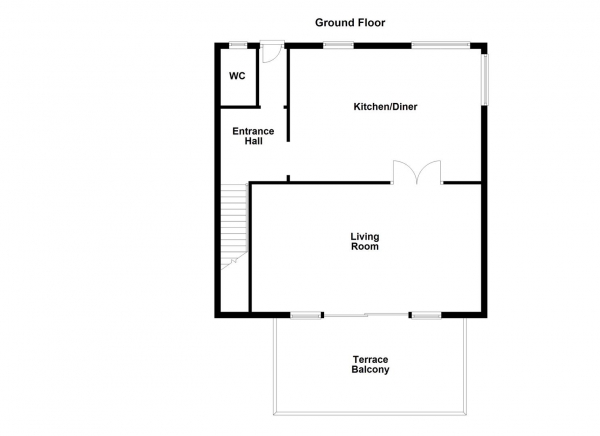 Floor Plan Image for 3 Bedroom Detached House for Sale in Daleside, Dewsbury