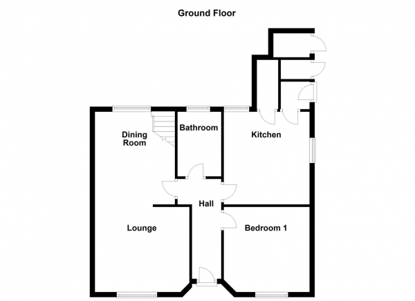 Floor Plan Image for 3 Bedroom Detached Bungalow for Sale in Kingsway, Ossett