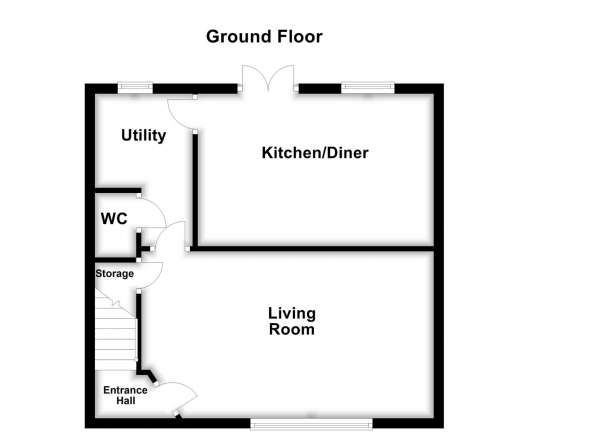 Floor Plan Image for 3 Bedroom Town House for Sale in Frances Road, Earlsheaton, Dewsbury