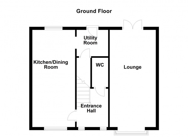 Floor Plan Image for 4 Bedroom Detached House for Sale in Rosewood Drive, Dewsbury