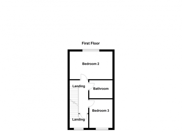 Floor Plan Image for 3 Bedroom Town House for Sale in Woodhead Close, Ossett