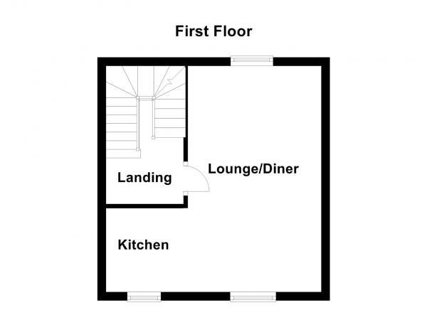 Floor Plan Image for 2 Bedroom Semi-Detached House for Sale in Old Church Street, Ossett