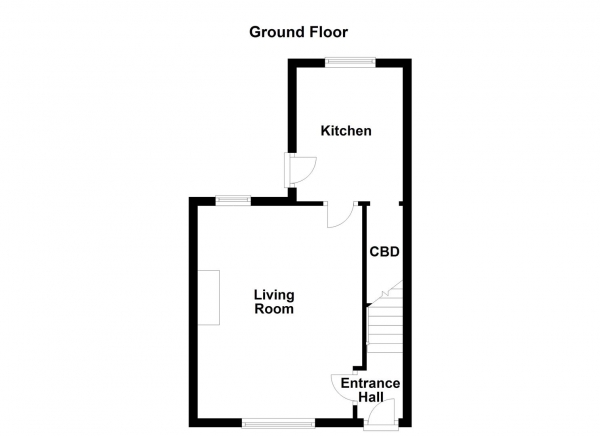 Floor Plan Image for 2 Bedroom End of Terrace House for Sale in Barnsley Road, Flockton, Wakefield