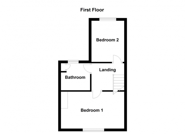 Floor Plan Image for 2 Bedroom End of Terrace House for Sale in Barnsley Road, Flockton, Wakefield