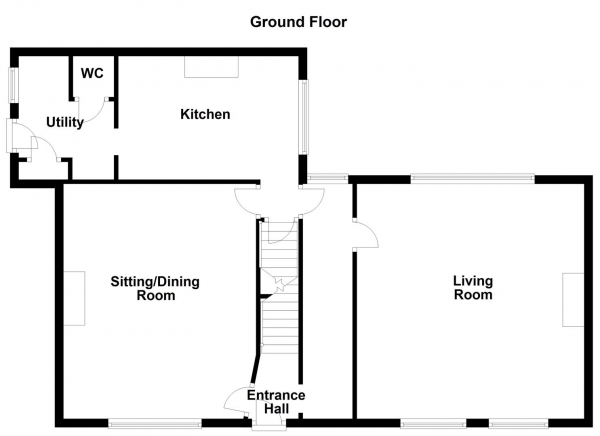 Floor Plan Image for 3 Bedroom Detached House for Sale in Headland Lane, Earlsheaton, Dewsbury