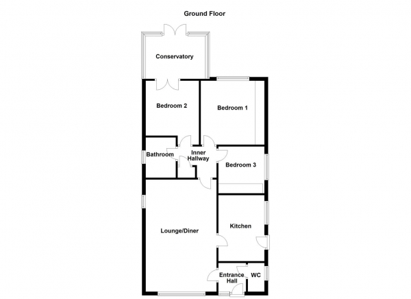 Floor Plan Image for 3 Bedroom Detached House for Sale in Pildacre Brow, Ossett